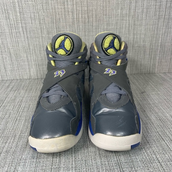 Nike Air Jordan VIII 8 Retro Sz 6.5Y 5 Grey Laney - Picture 4 of 7
